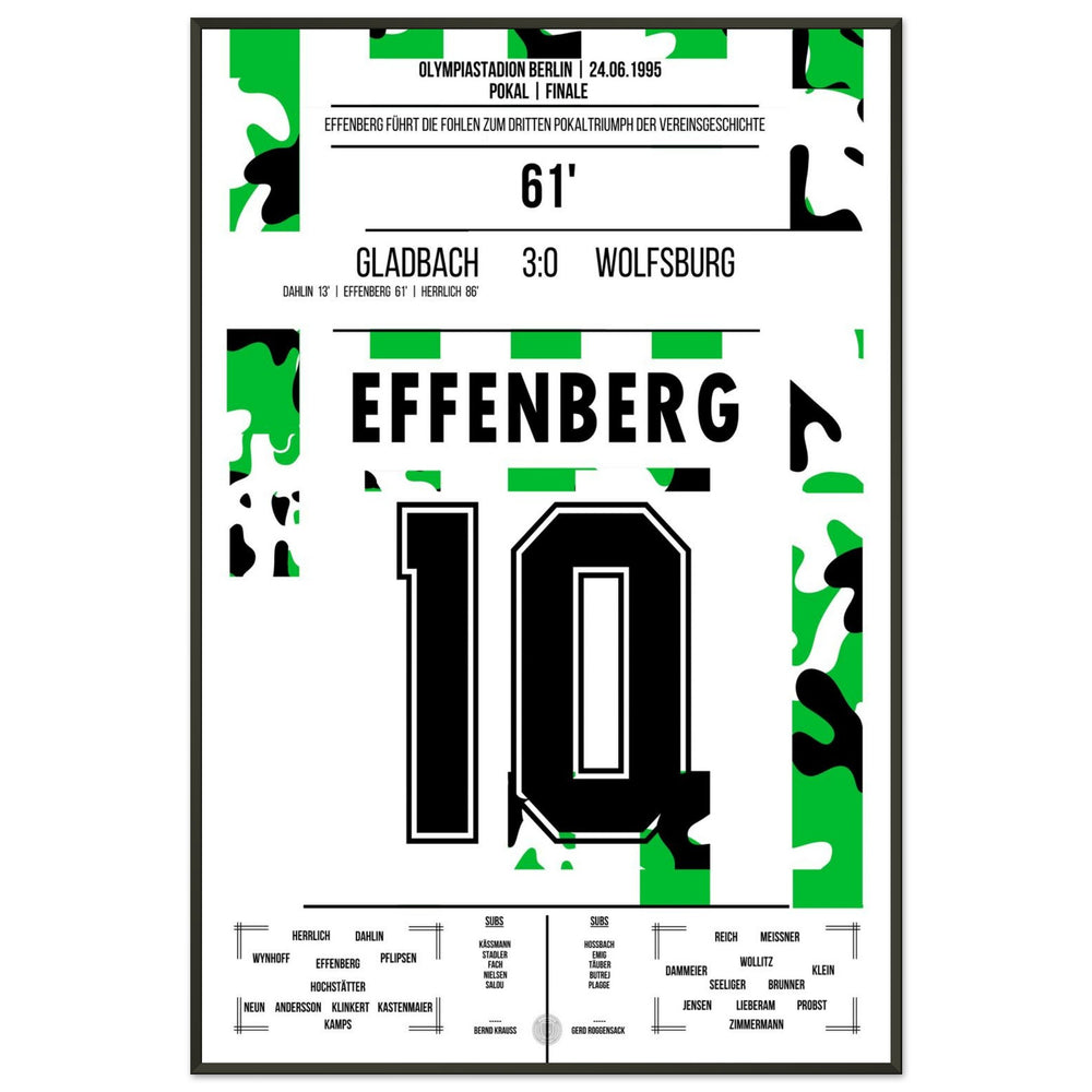 Effenberg zum 2:0 bei Pokalsieg gegen Wolfsburg 1995