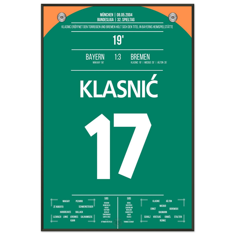 Le but de Klasnic lors de la victoire du championnat à Munich en 2004