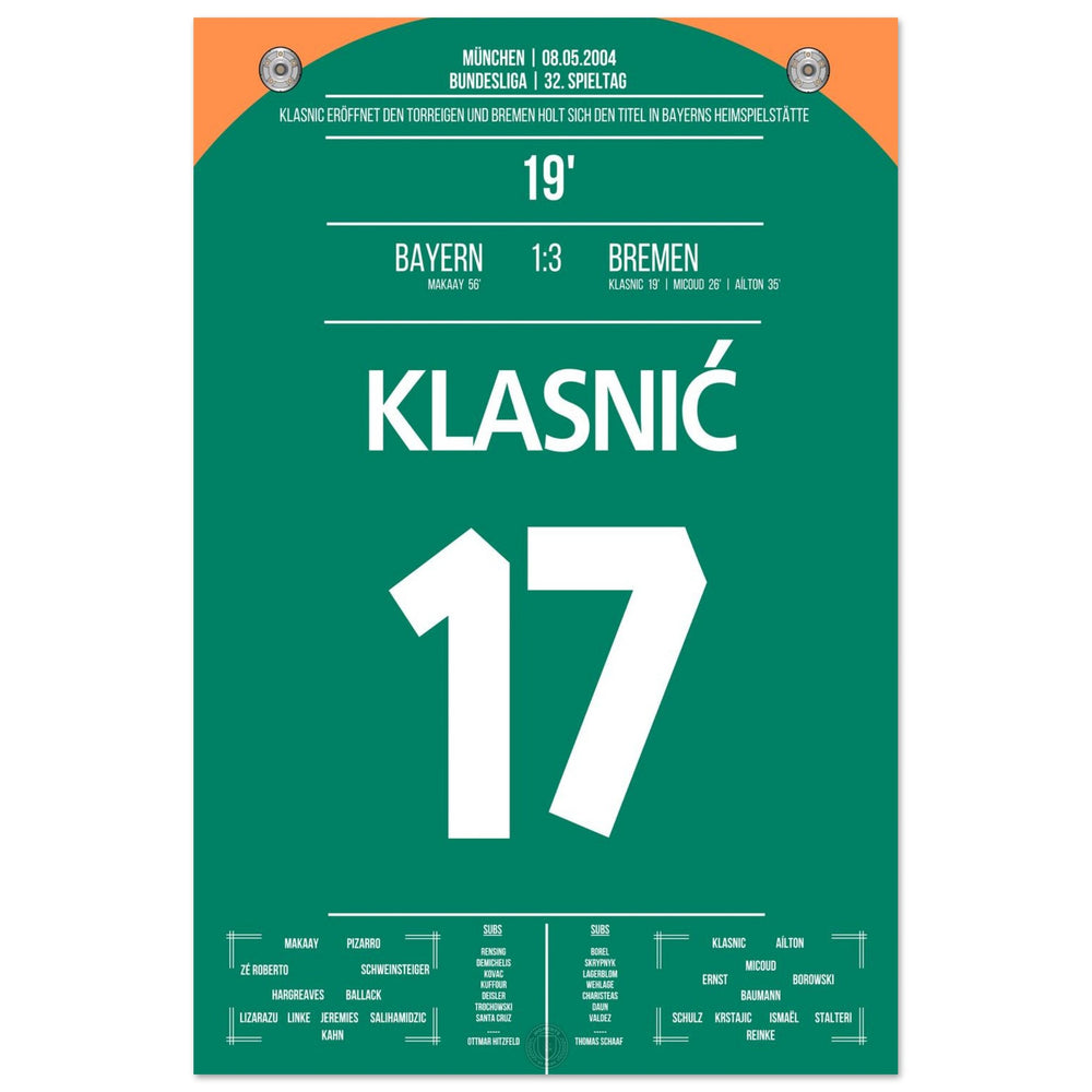 Le but de Klasnic lors de la victoire du championnat à Munich en 2004