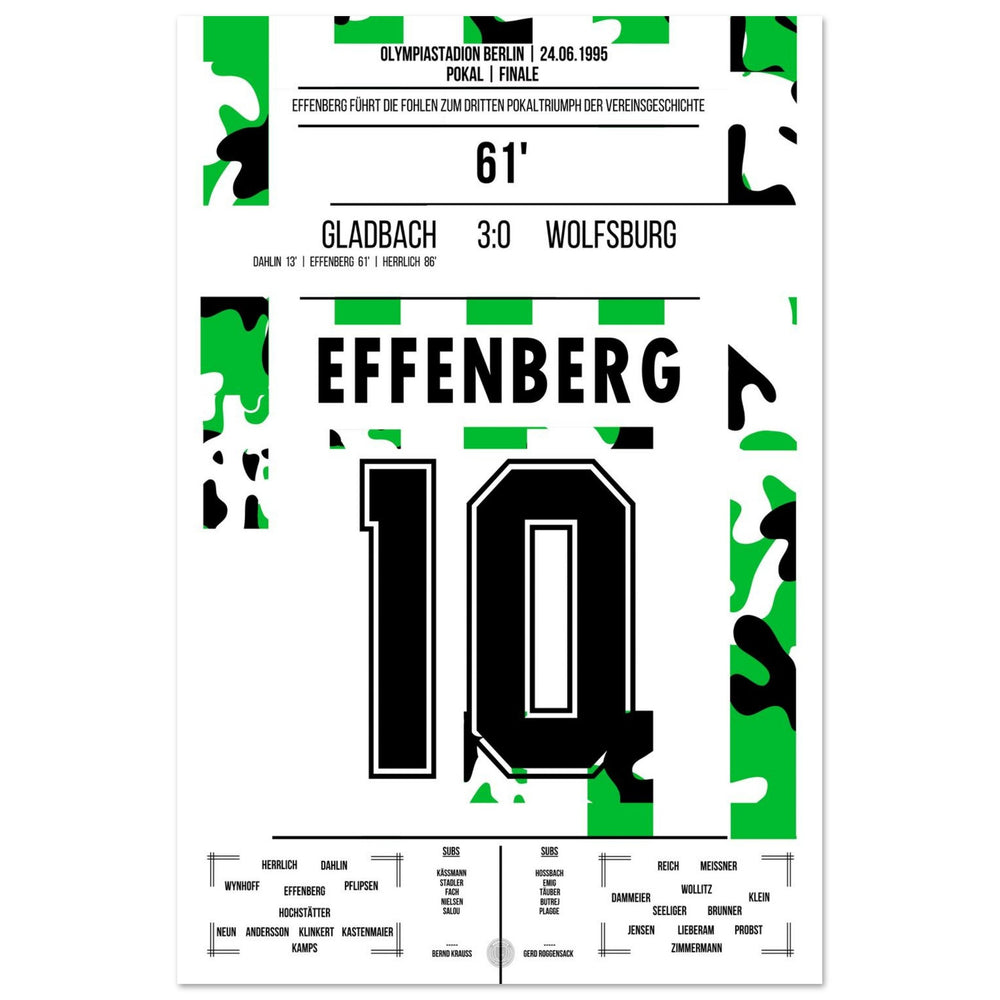 Effenberg zum 2:0 bei Pokalsieg gegen Wolfsburg 1995