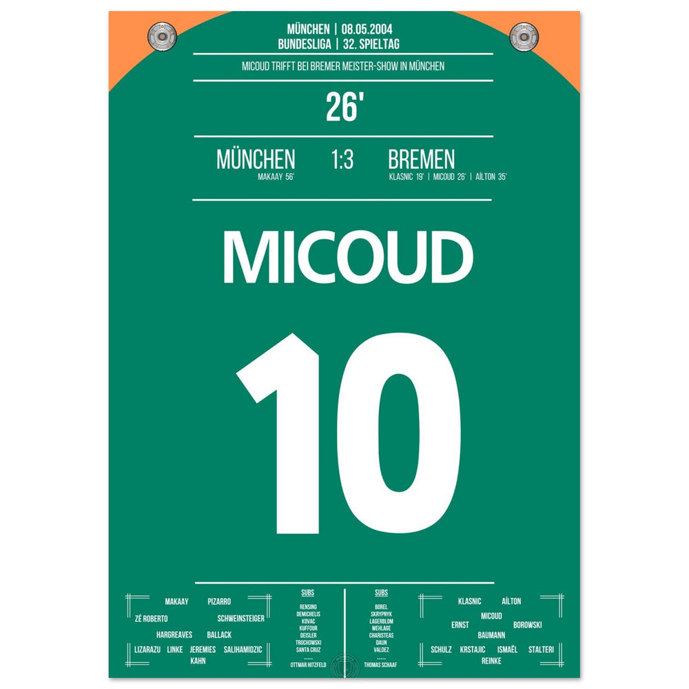 Micoud's Lupfer pour le championnat 2004