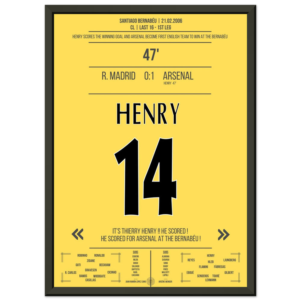 Legendary solo goal by Thierry Henry at the Bernabeu 2006
