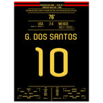 Dos Santos' legendärer Chip zu Mexiko's Gold-Cup Triumph 2011 45x60-cm-18x24-Ohne-Rahmen