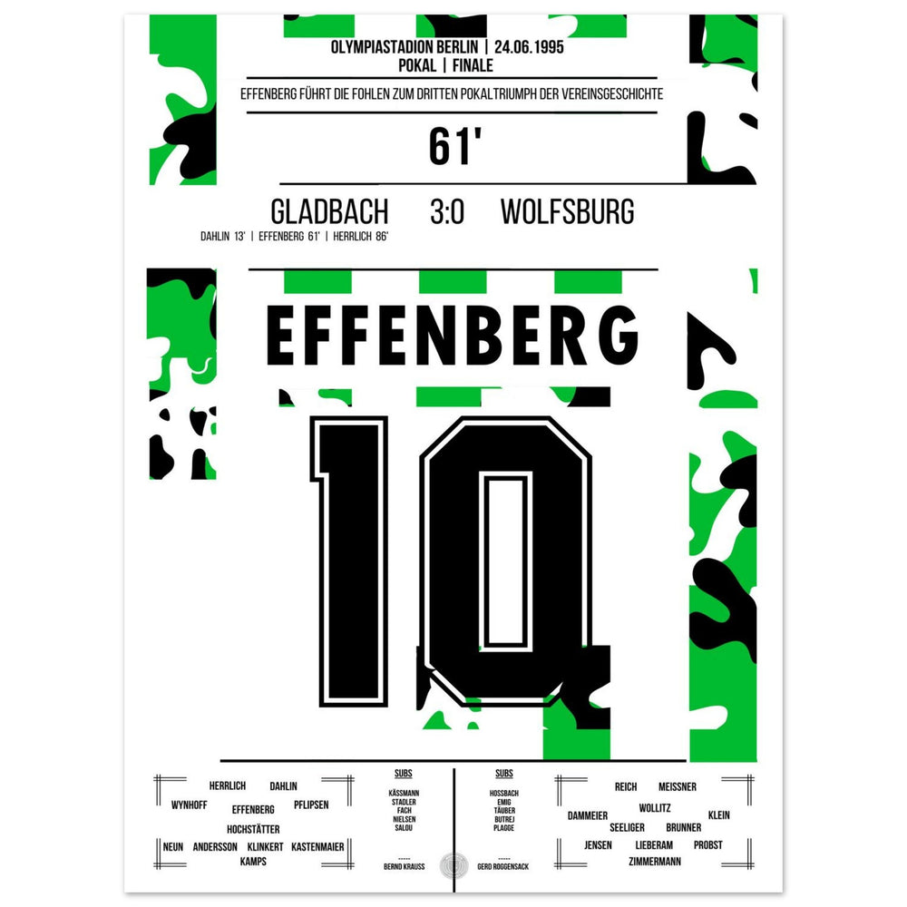 Effenberg zum 2:0 bei Pokalsieg gegen Wolfsburg 1995