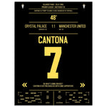 Cantona Kung Fu Tritt im Premier League Spiel ManU - Crystal Palace 1995 