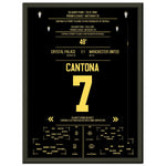 Cantona Kung Fu Tritt im Premier League Spiel ManU - Crystal Palace 1995 