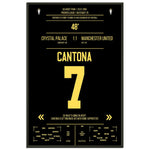 Cantona Kung Fu Tritt im Premier League Spiel ManU - Crystal Palace 1995 