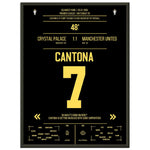 Cantona Kung Fu Tritt im Premier League Spiel ManU - Crystal Palace 1995 