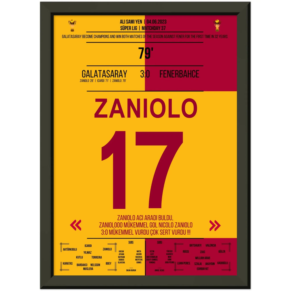 Galatasaray feiert die Meisterschaft im zweitem Derbysieg gegen Fenerbahce 2023