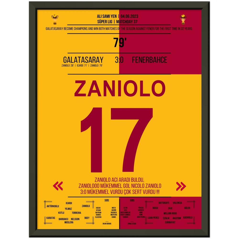 Galatasaray feiert die Meisterschaft im zweitem Derbysieg gegen Fenerbahce 2023