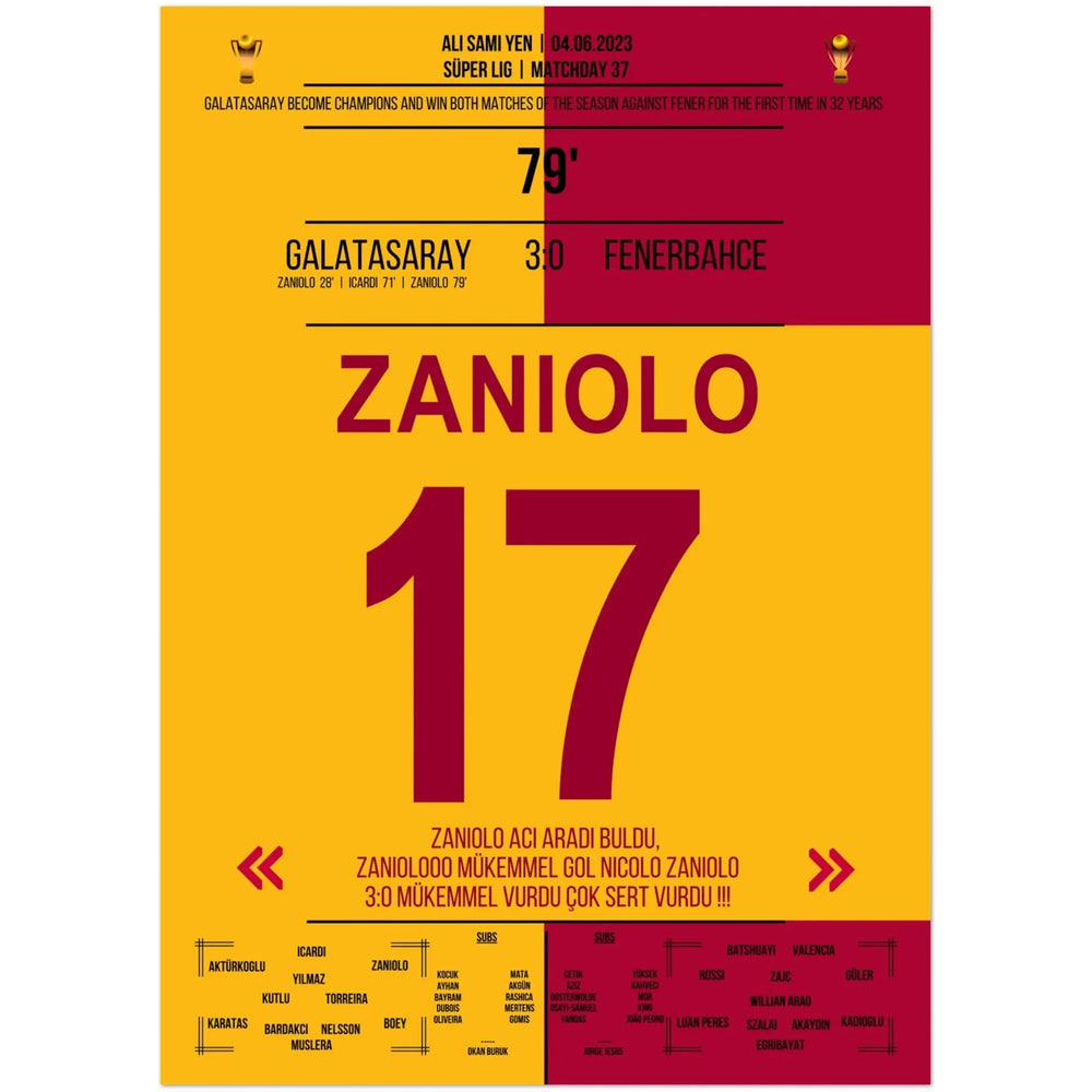 Galatasaray feiert die Meisterschaft im zweitem Derbysieg gegen Fenerbahce 2023