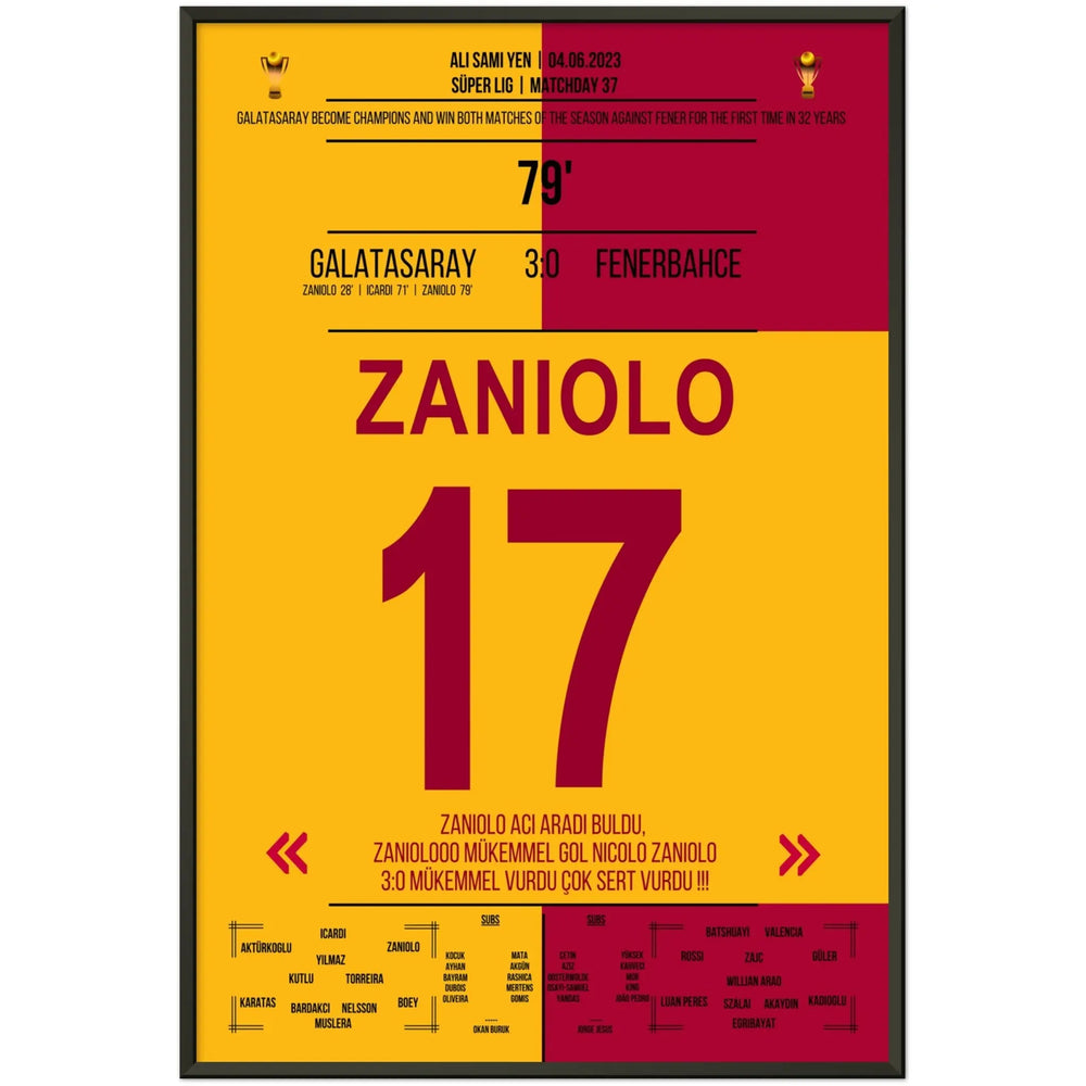 Galatasaray feiert die Meisterschaft im zweitem Derbysieg gegen Fenerbahce 2023