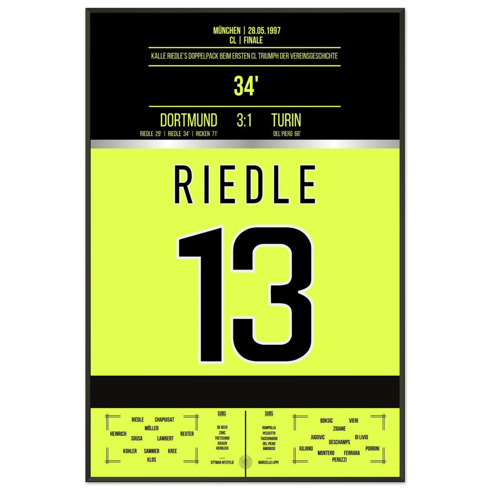 Riedle's double pack in the final 1997