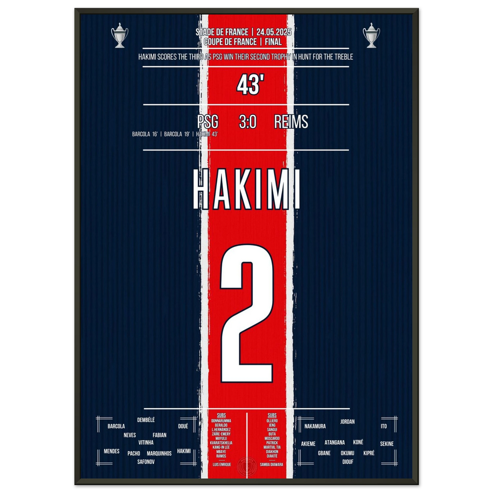 <tc>Hakimi segna e il PSG vince anche la Coupe de France





</tc>