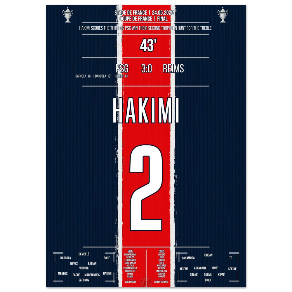 <tc>Hakimi segna e il PSG vince anche la Coupe de France





</tc>