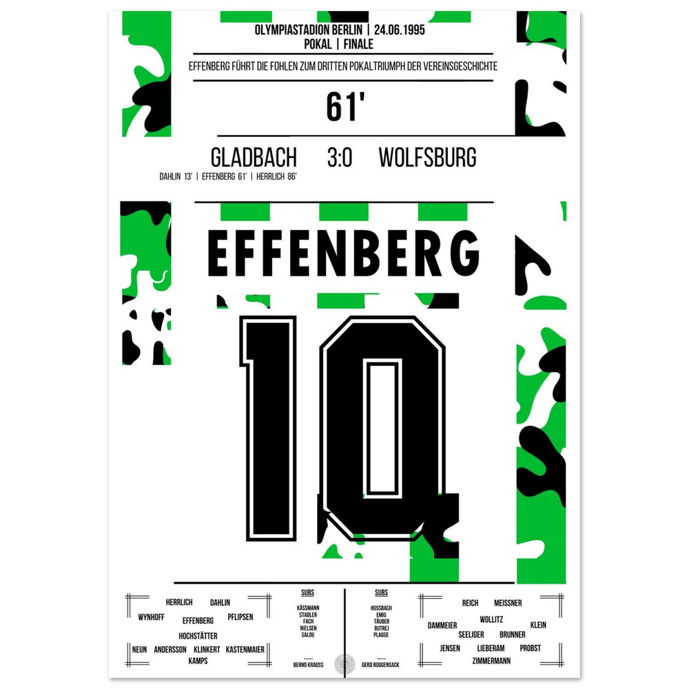 Effenberg zum 2:0 bei Pokalsieg gegen Wolfsburg 1995