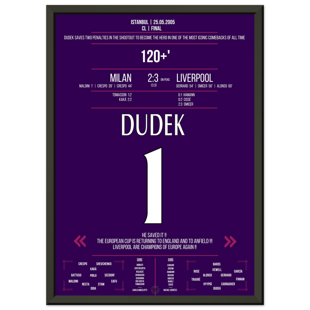 Cette nuit à Istanbul - Dudek, le héros de la finale 2005
