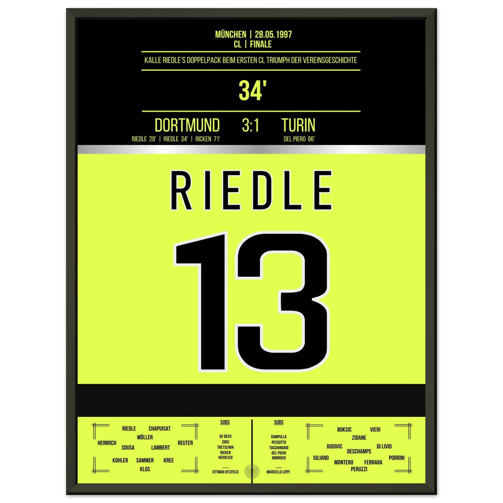Riedle's double pack in the final 1997