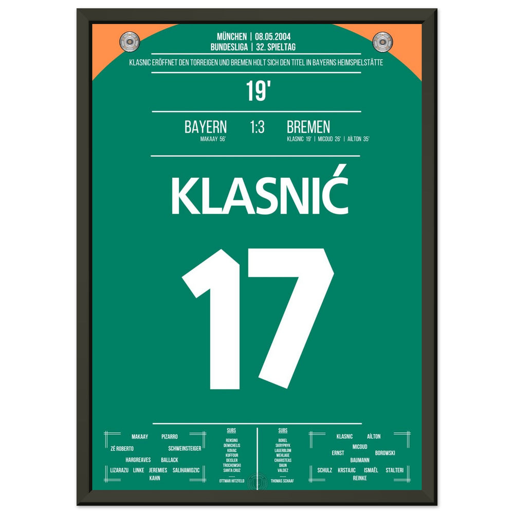 Le but de Klasnic lors de la victoire du championnat à Munich en 2004
