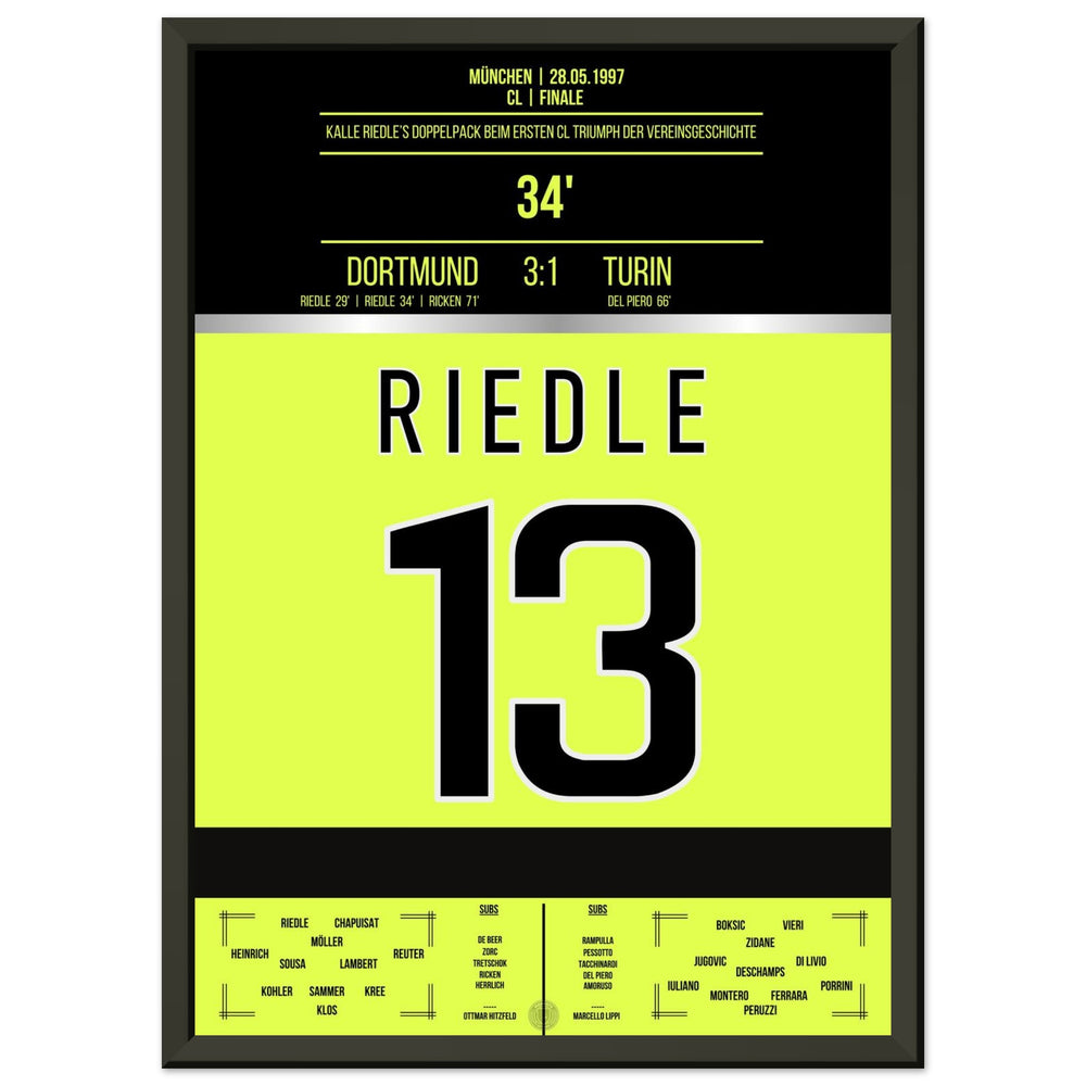 Riedle's double pack in the final 1997