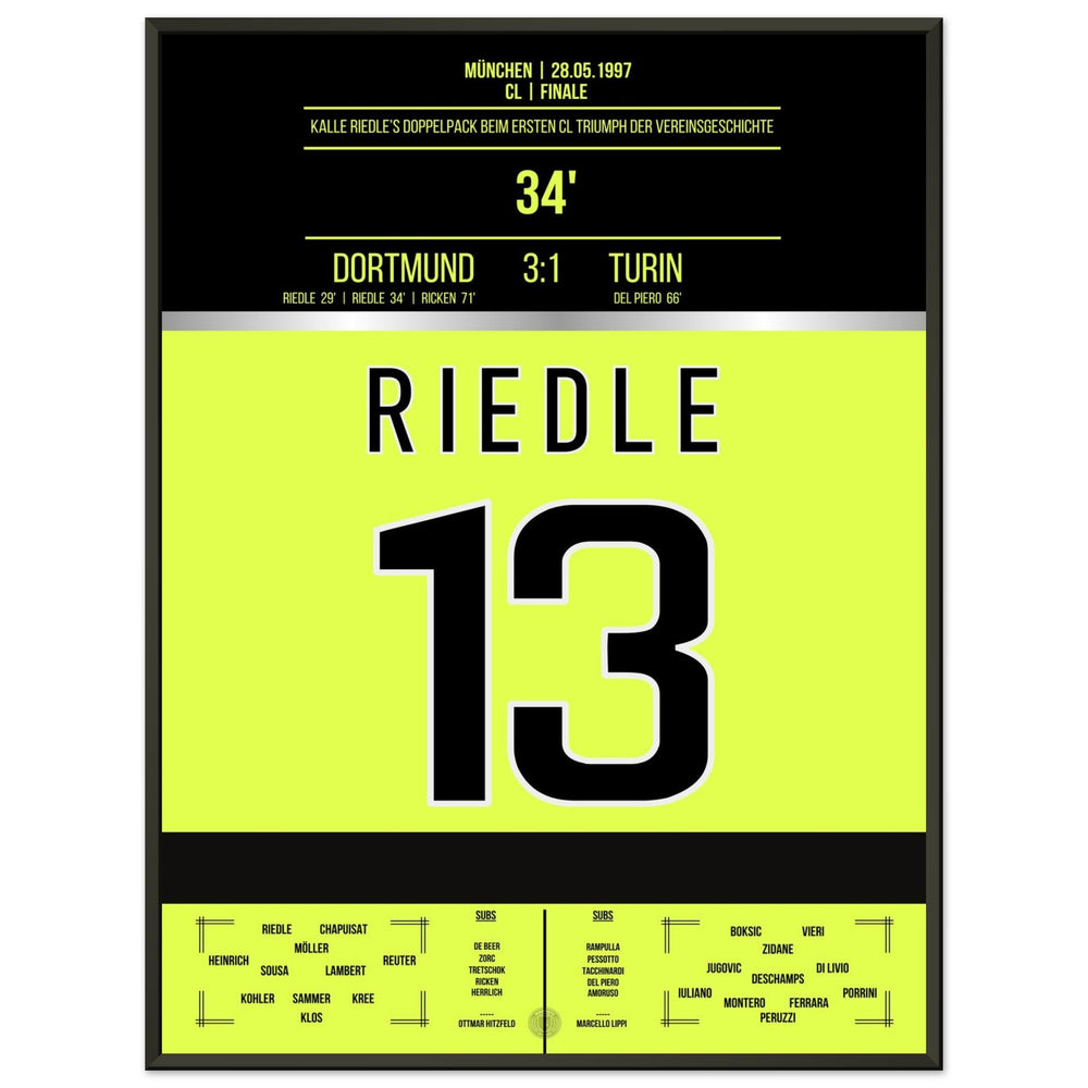 Riedle's double pack in the final 1997