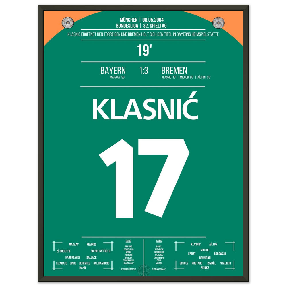 Le but de Klasnic lors de la victoire du championnat à Munich en 2004