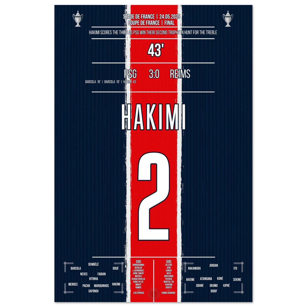 <tc>Hakimi segna e il PSG vince anche la Coupe de France





</tc>