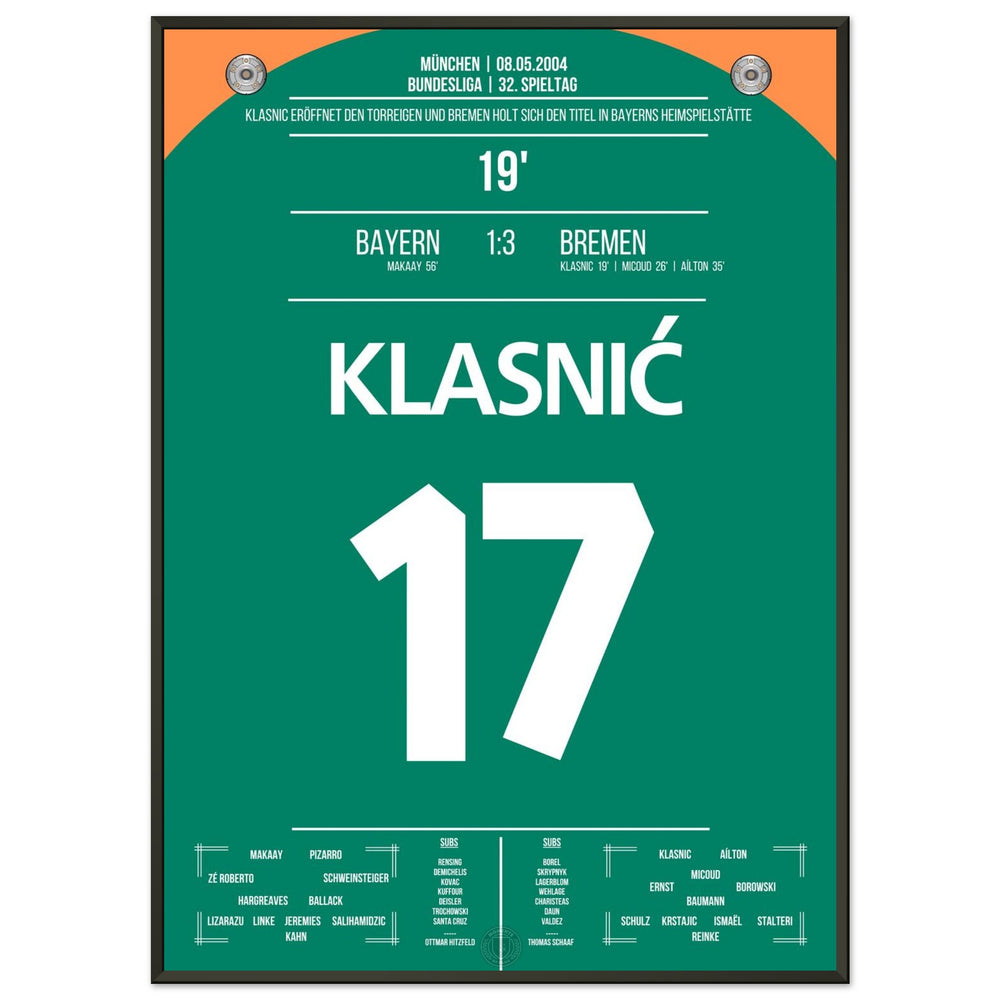 Le but de Klasnic lors de la victoire du championnat à Munich en 2004